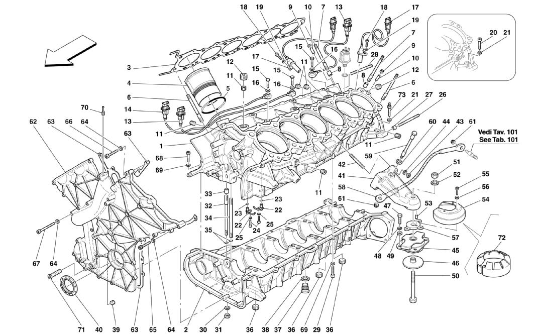 Schematic: Crankcase