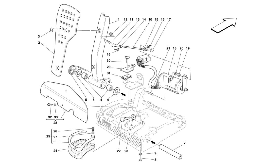 Schematic: Electronic Accelerator Pedal