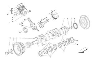 Driving Shaft - Connecting Rods And Pistons