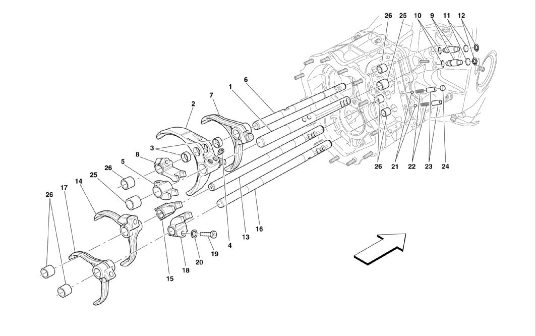 Schematic: Inside Gearbox Controls