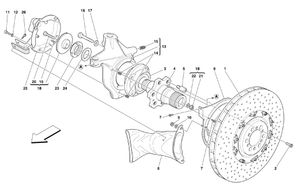 Front Brake Disc And Steering Knuckle