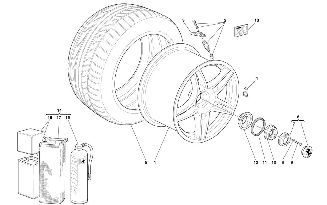 Schematic: Wheels