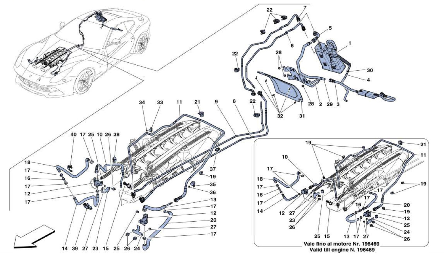 Schematic: Evaporative Emissions Control System