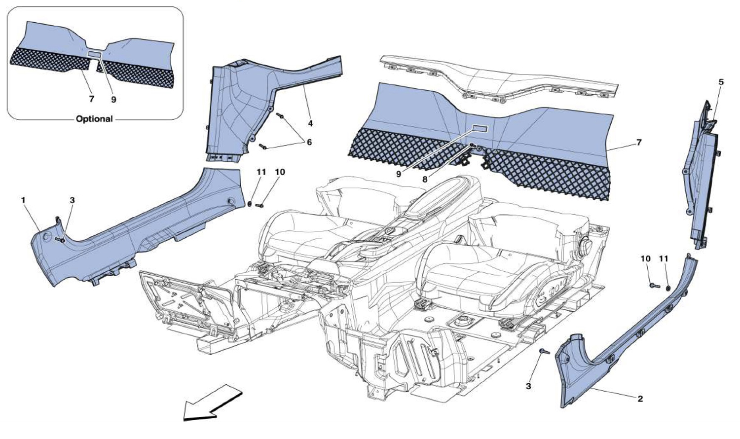 Schematic: Interior Trim