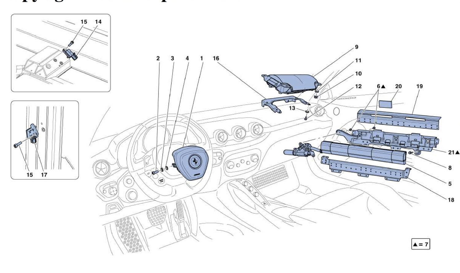 Schematic: Airbags