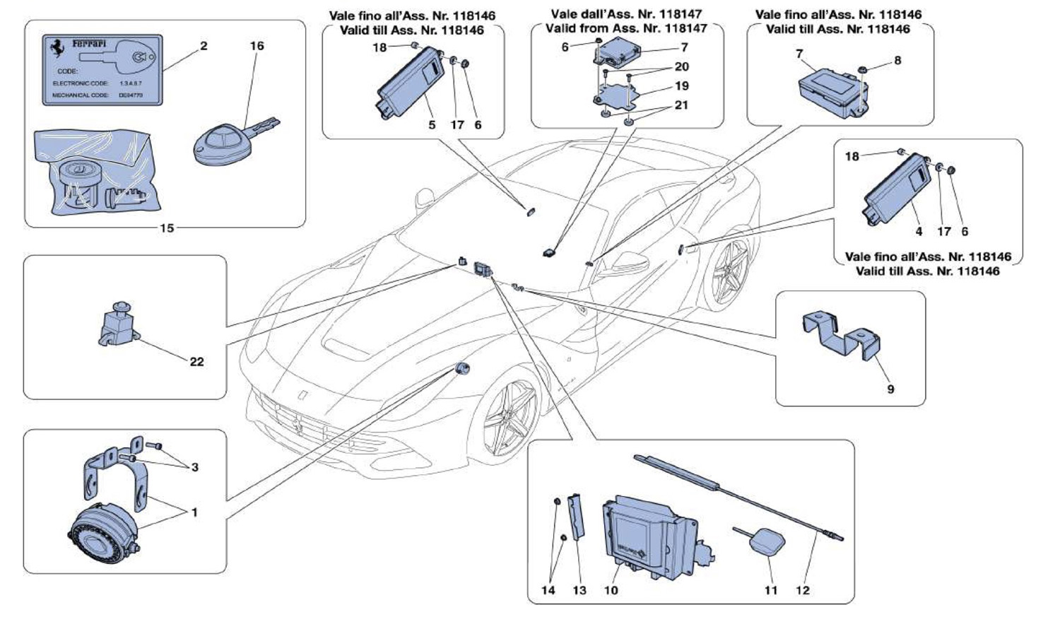 Schematic: Antitheft System