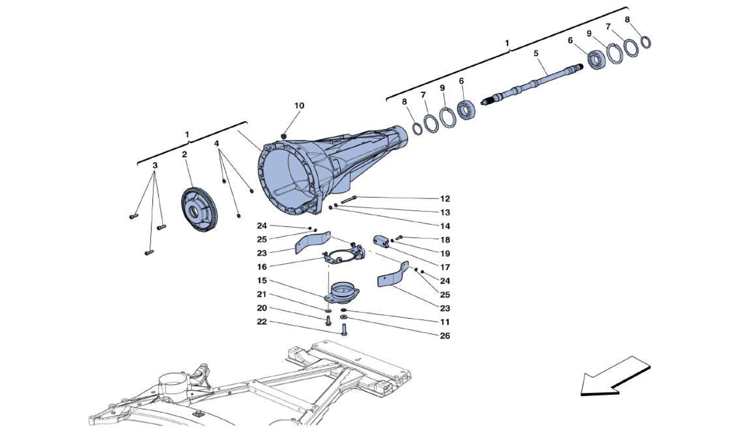 Schematic: Transmission Housing