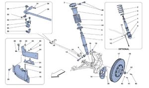 Front Suspension - Shock Absorber And Brake Disc