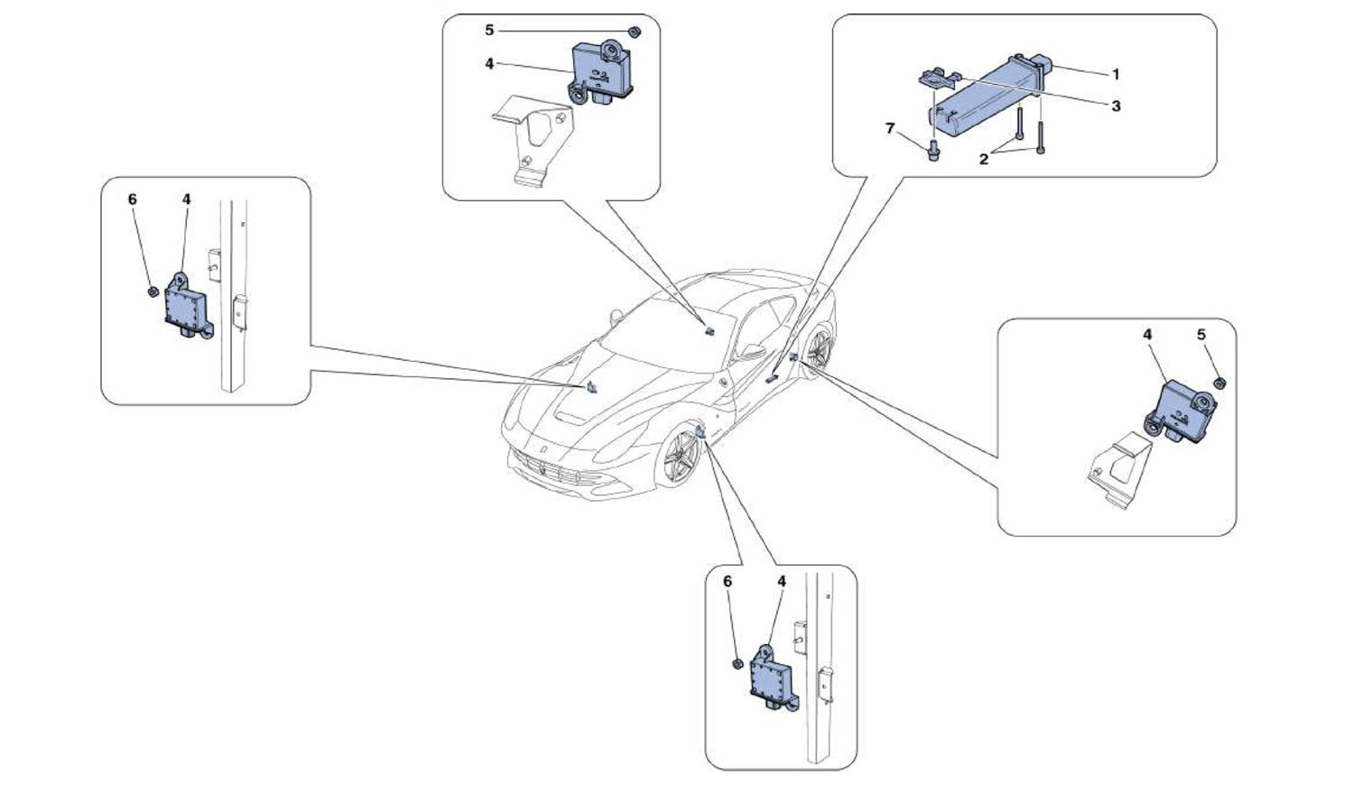 Schematic: Tyre Pressure Monitoring System