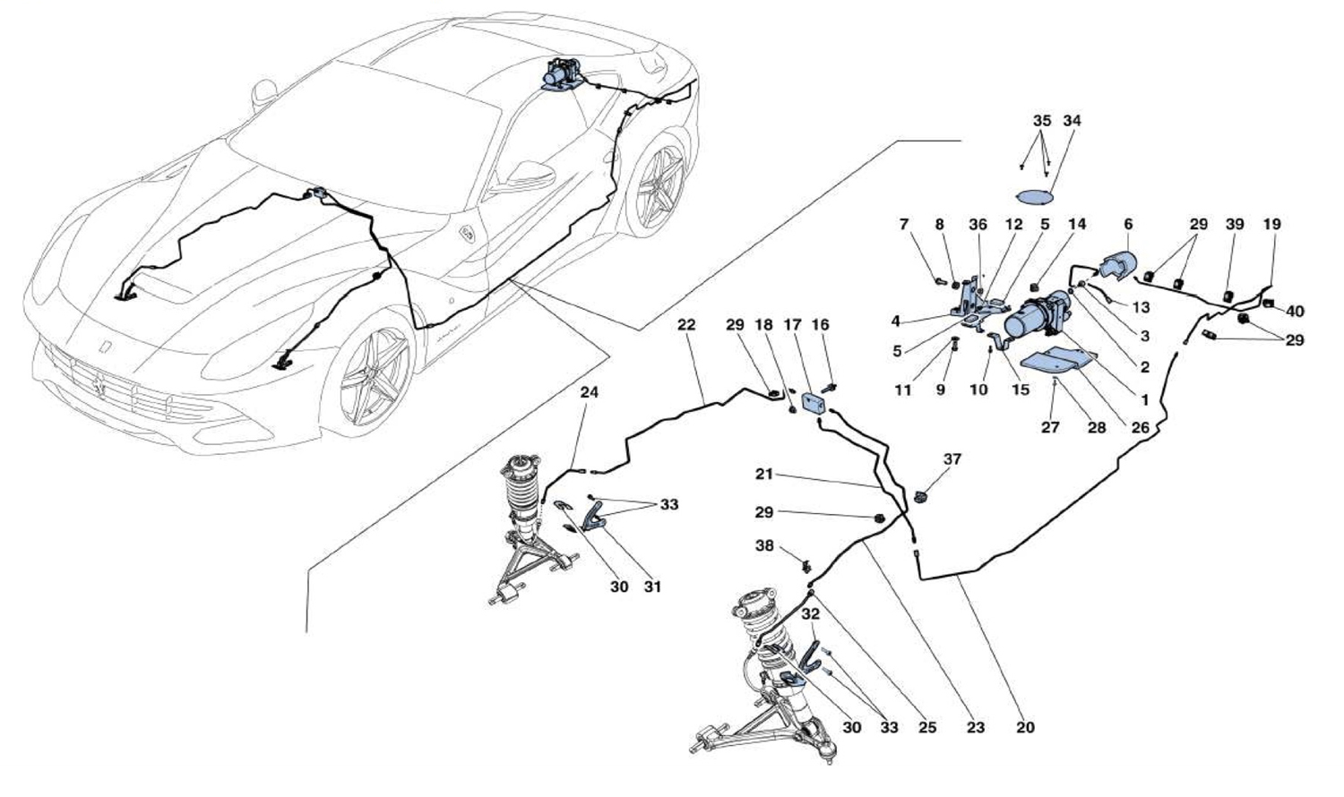 Schematic: Vehicle Lift System