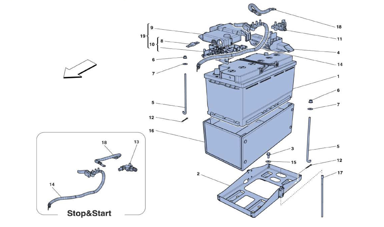 Schematic: Battery