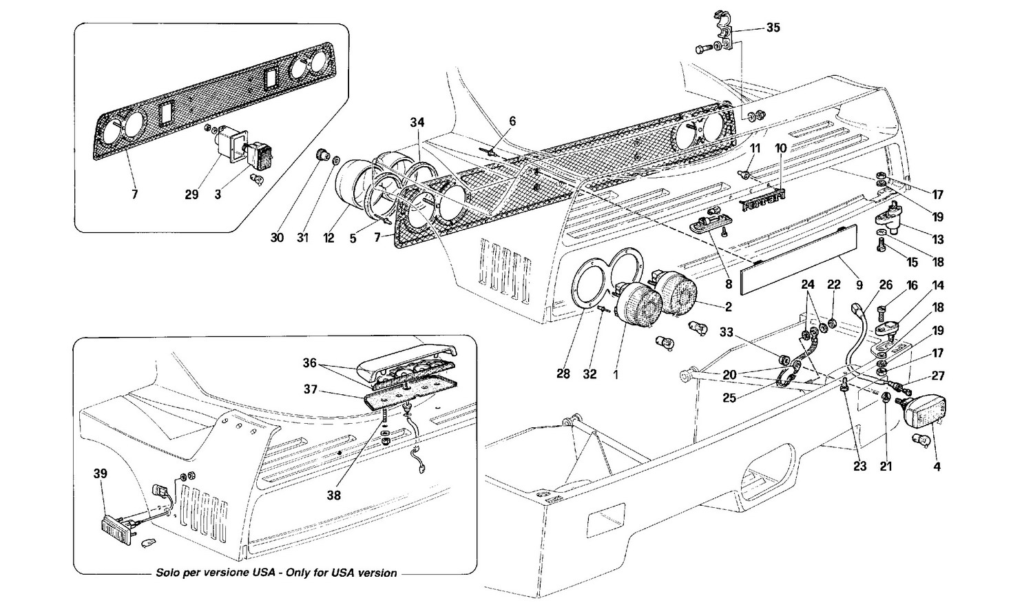 Schematic: Rear Lights