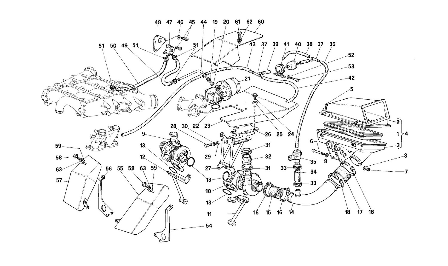 Schematic: Oversupply System -Not For Cars With Catalyst