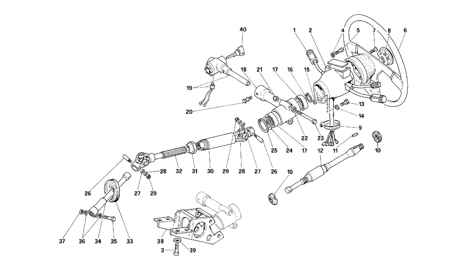 Schematic: Steering Column