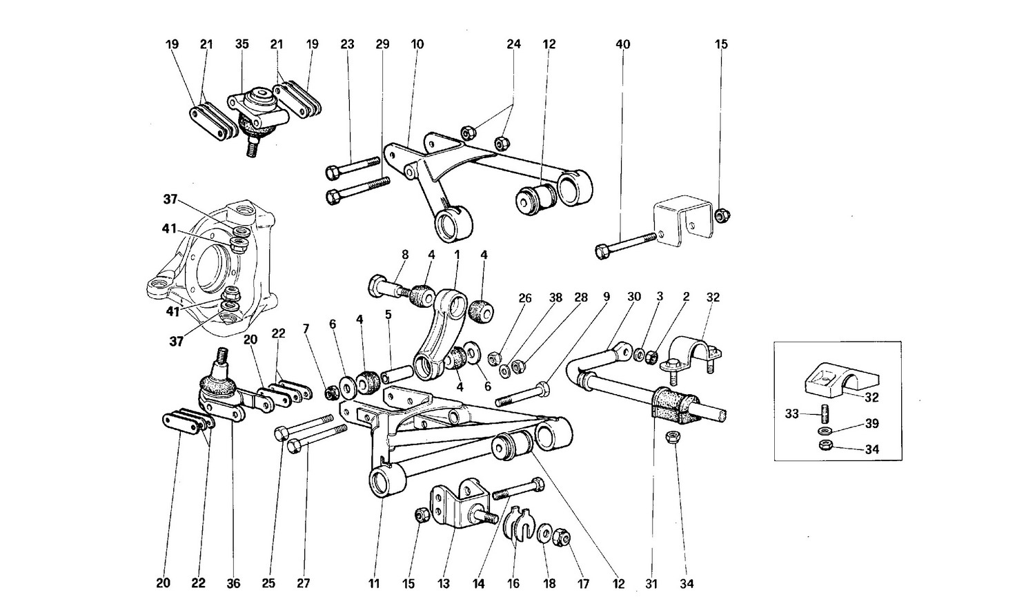 Schematic: Front Suspension - Levers