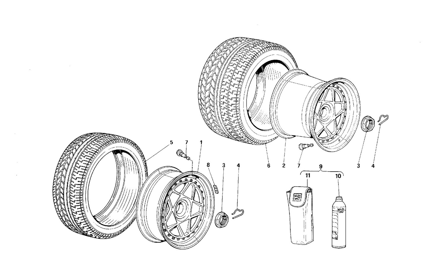 Schematic: Wheels