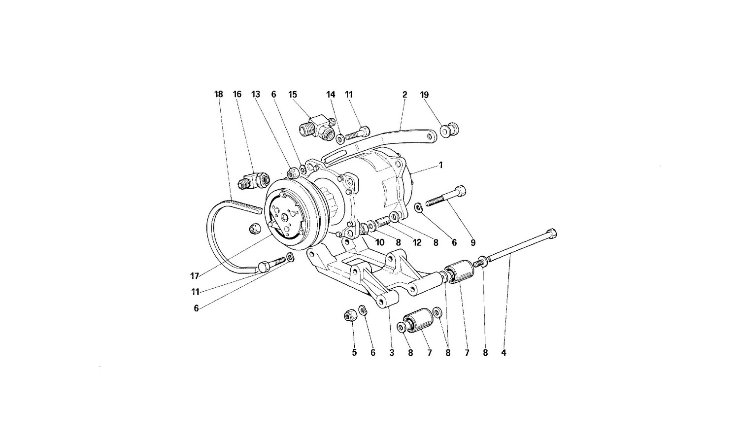 Schematic: Air Conditioned Compressor