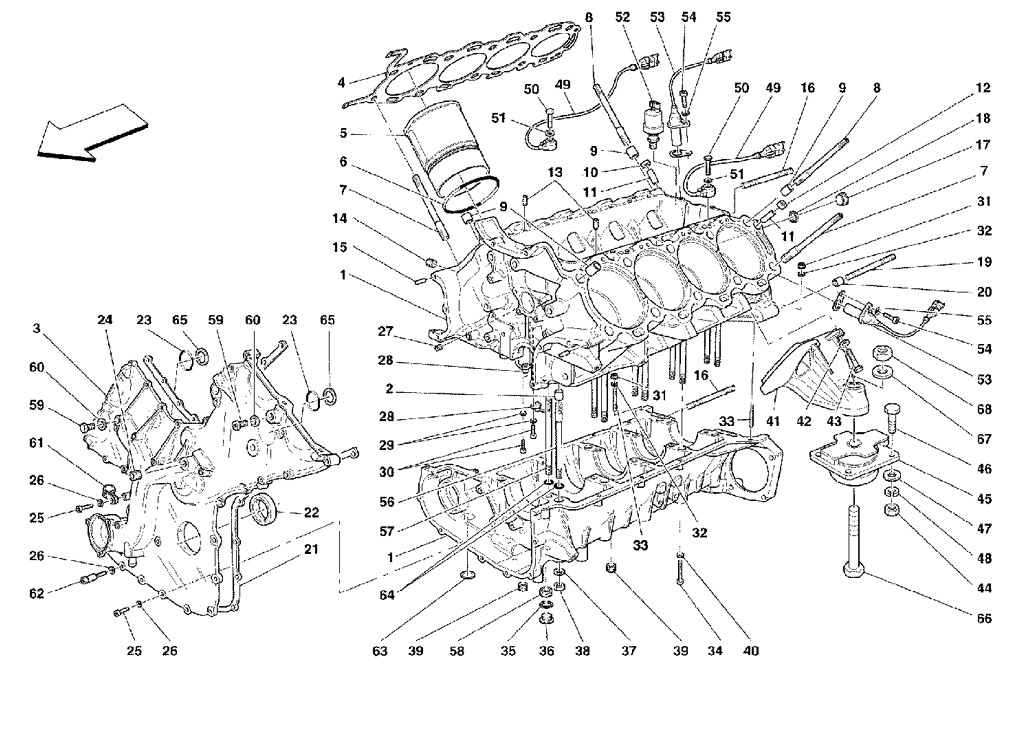 Schematic: Crankcase