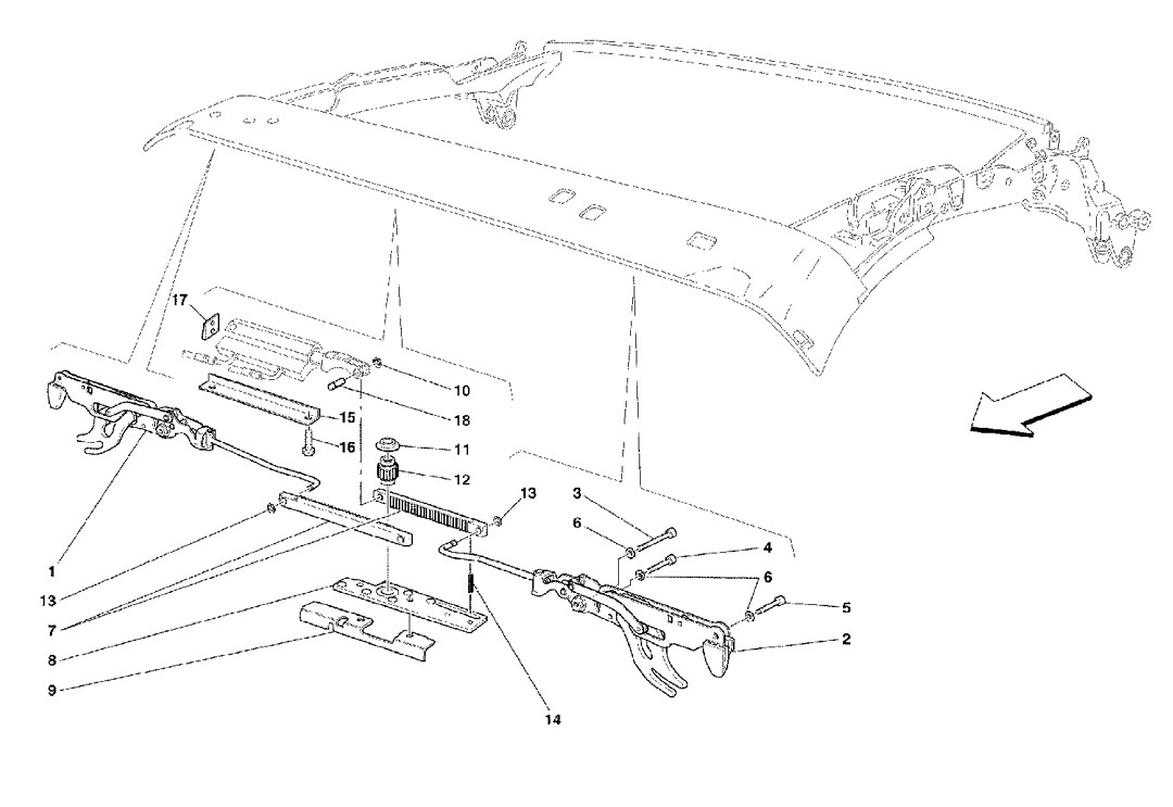 Schematic: Capote Front Closing