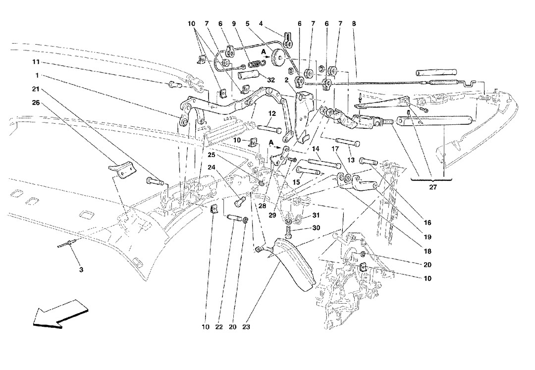 Schematic: Capote Movement - Upper Part