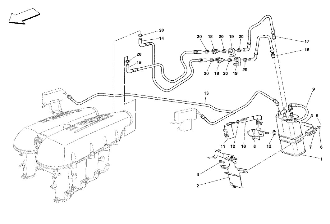 Schematic: Antievaporation Device