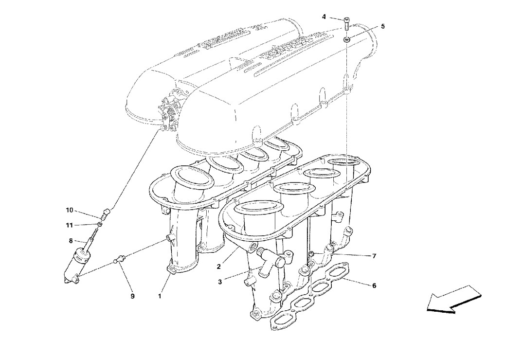 Schematic: Air Intake Manifold