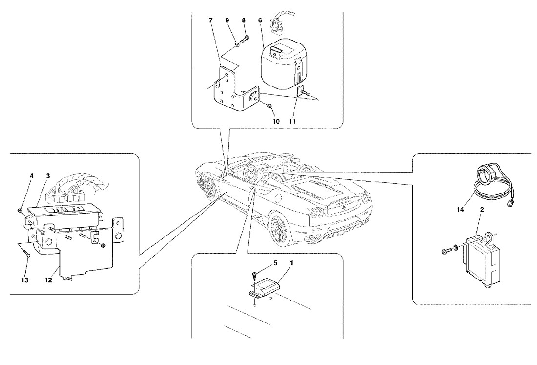 Schematic: Anti Theft Electrical Boards And Devices