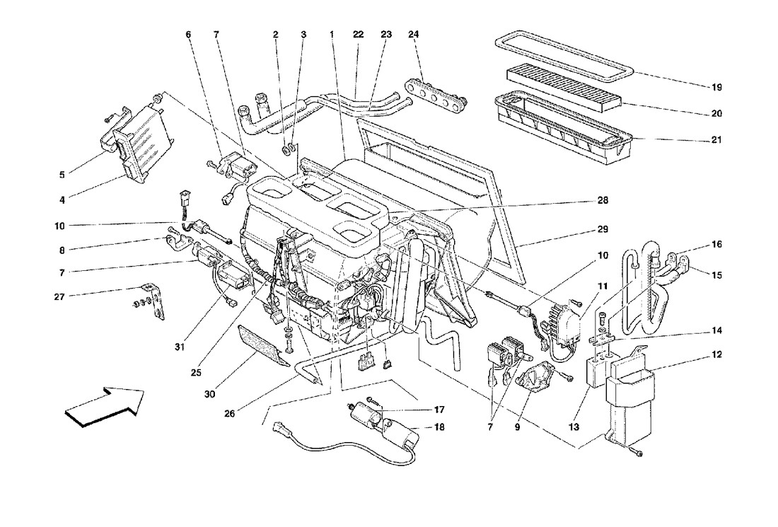 Schematic: Evaporator Unit