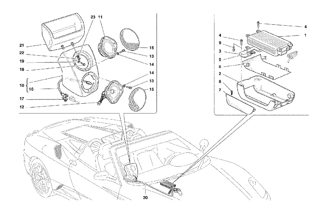 Schematic: Radio Amplifier System