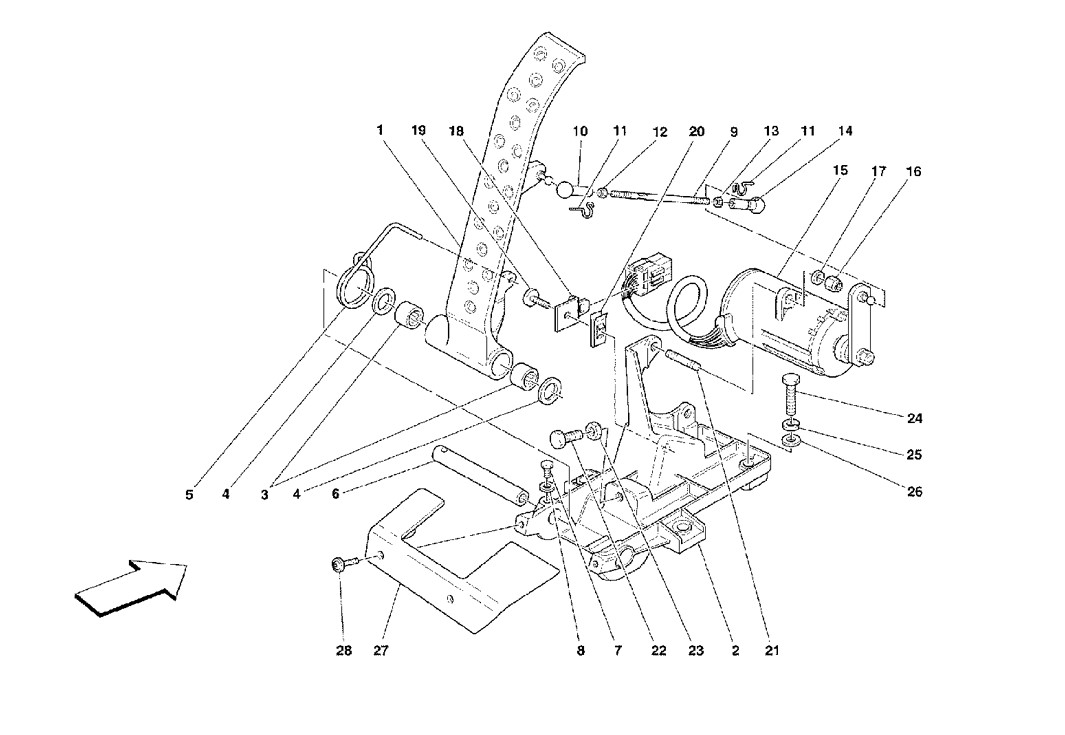 Schematic: Electronic Accelerator Pedal