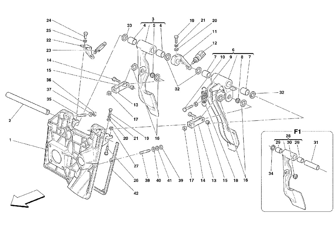 Schematic: Pedals