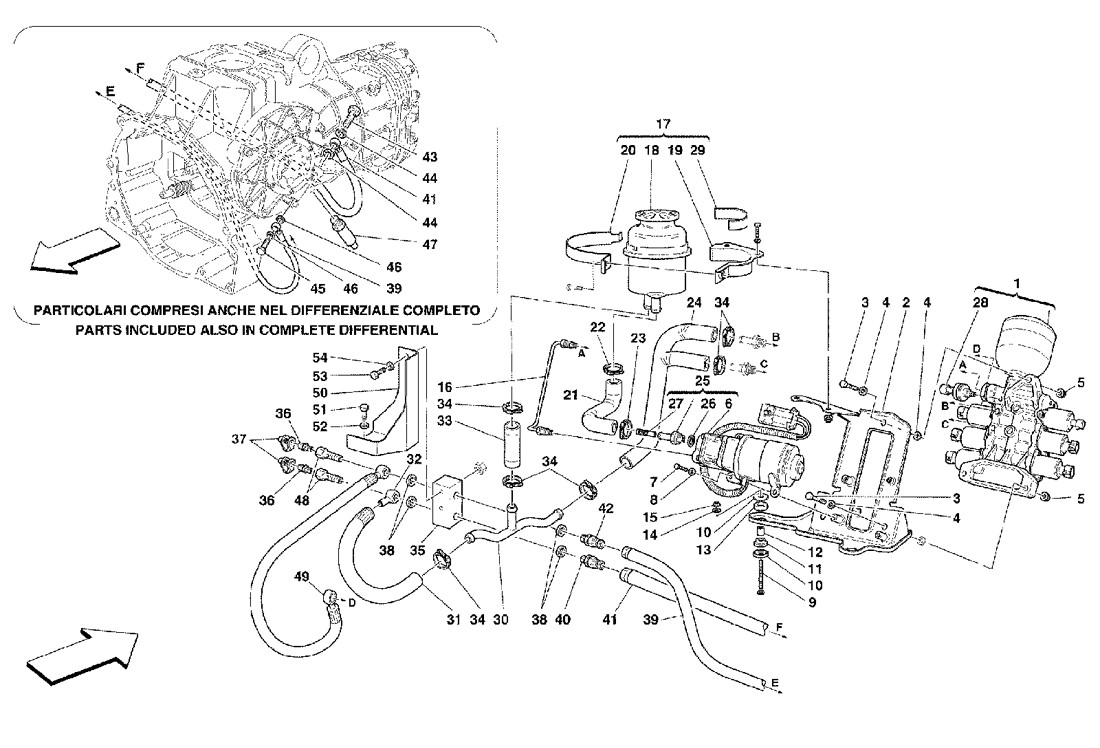 Schematic: Power Unit And Tank -Valid For F1-