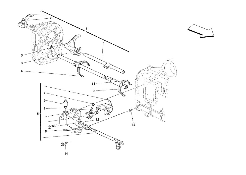 Schematic: Inside Gearbox Controls