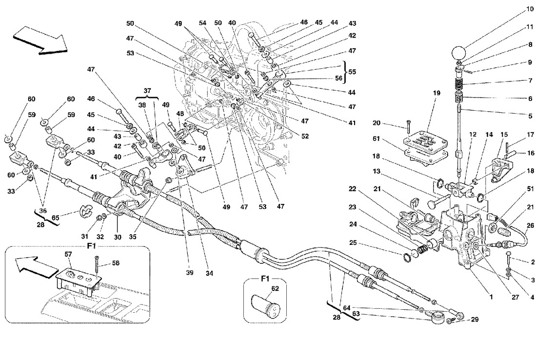 Schematic: Outside Gearbox Controls