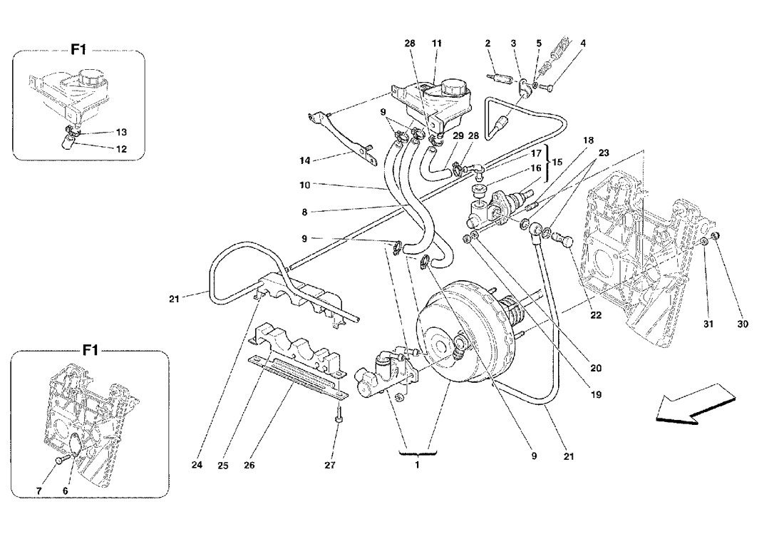 Schematic: Brakes And Clutch Hydraulic Controls