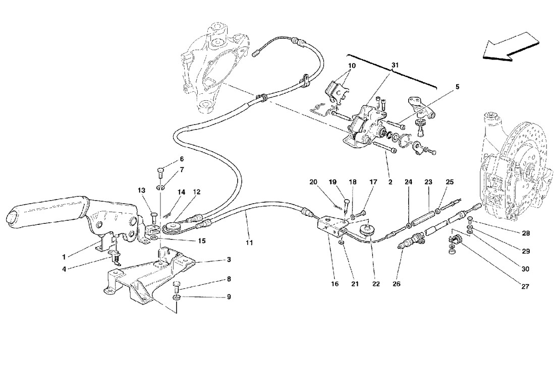 Schematic: Hand-Brake Control