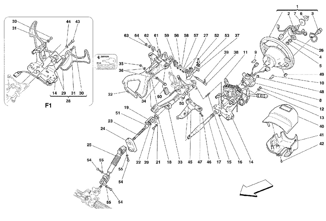 Schematic: Steering Column