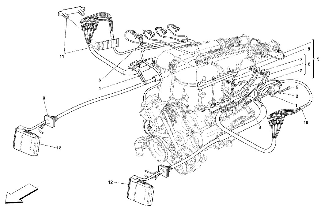 Schematic: Injection Device - Ignition