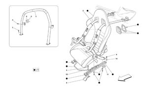 Racing Seat-4 Point Seat Harness-Rollbar -Optional- -Sparco-