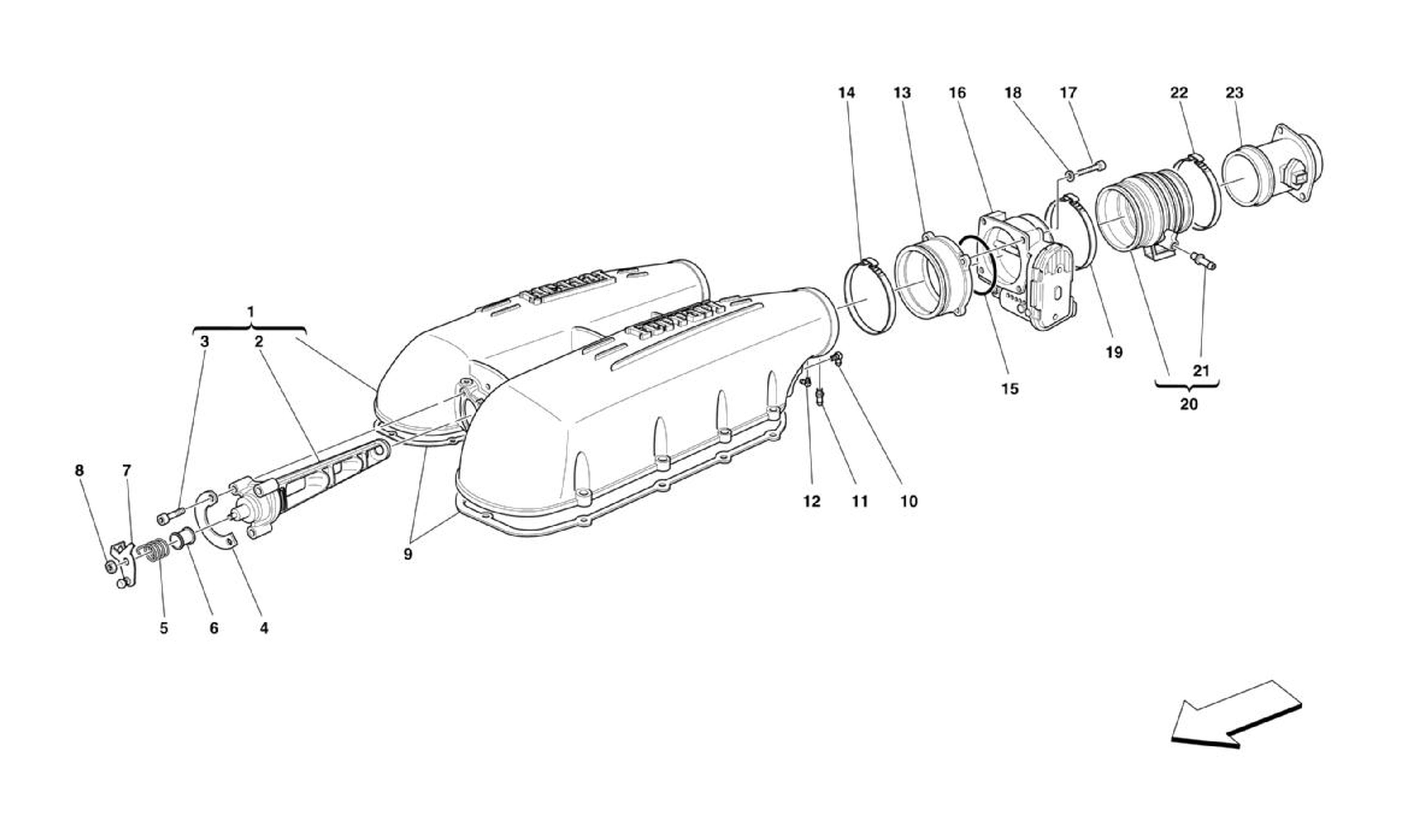 Schematic: Intake Manifold Cover