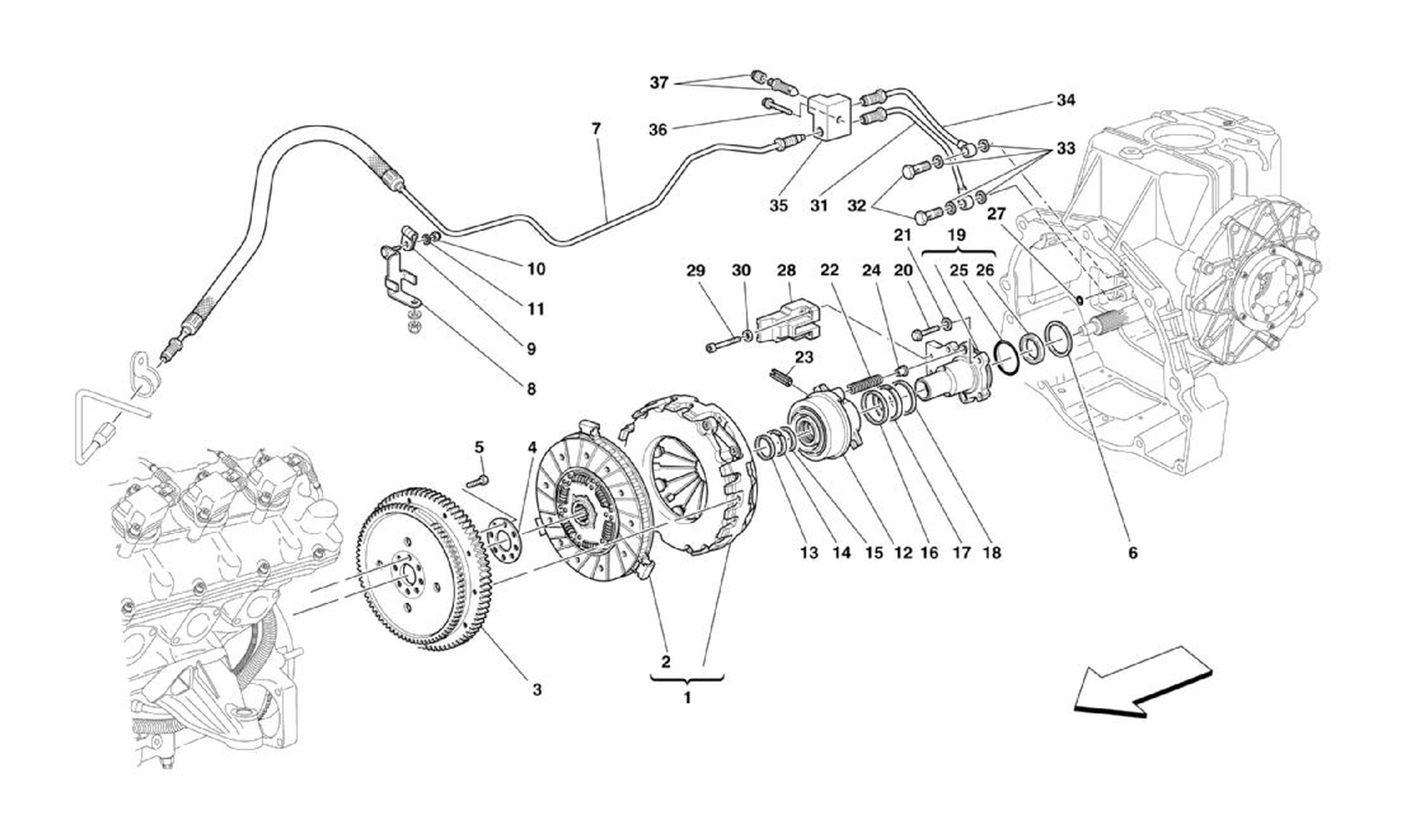 Schematic: Clutch And Controls -Not For F1-