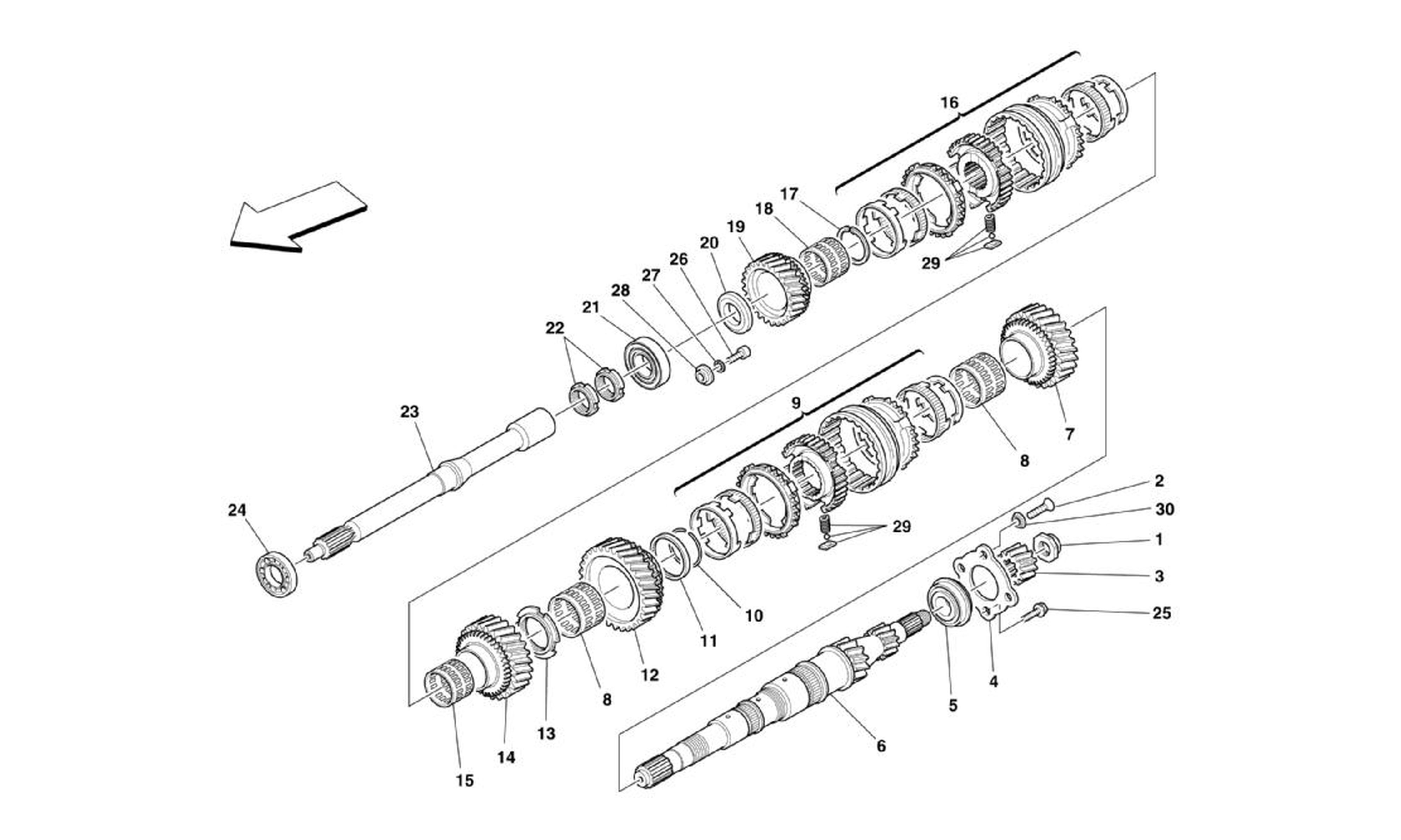 Schematic: Gearbox - Covers