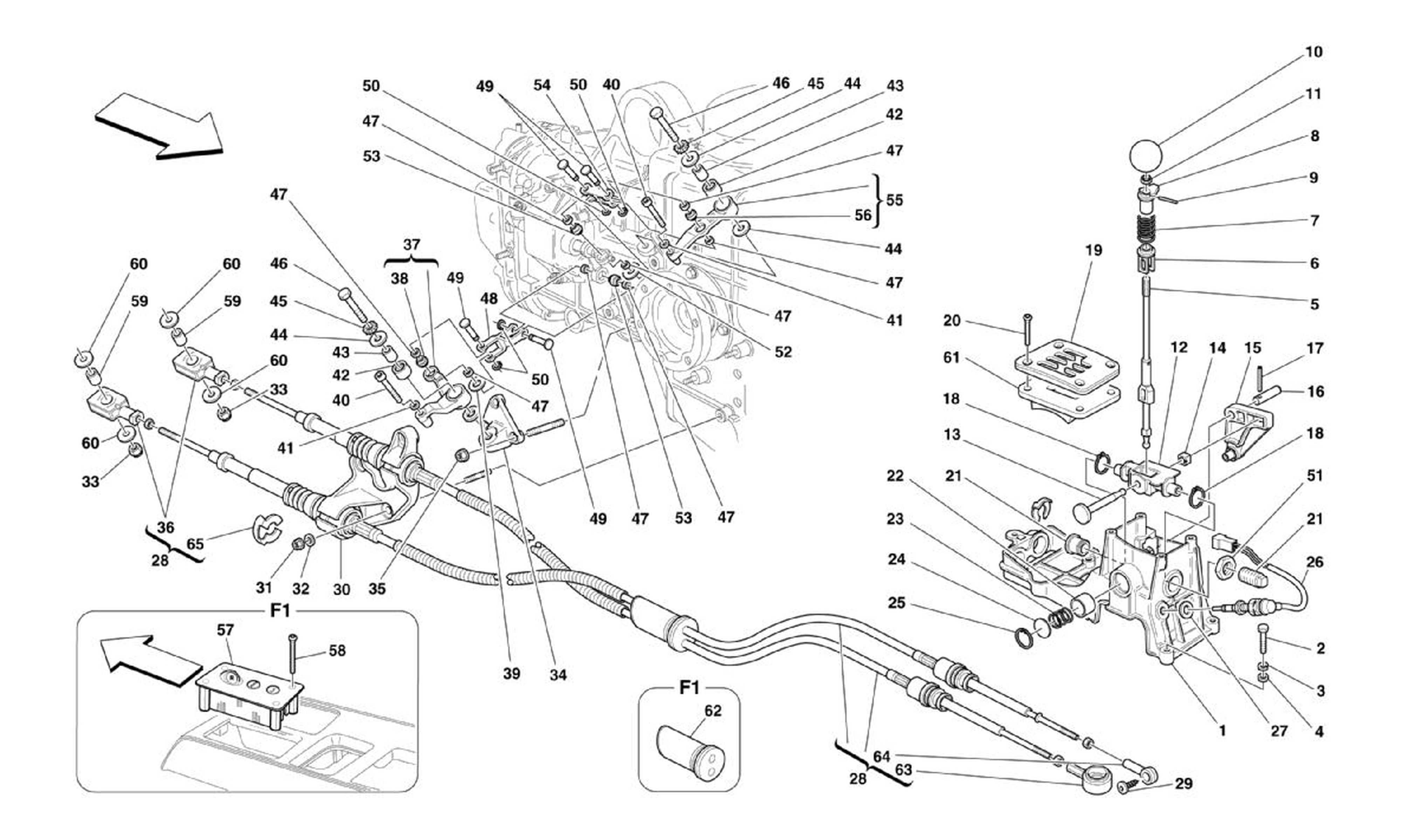 Schematic: Internal Gearbox Controls