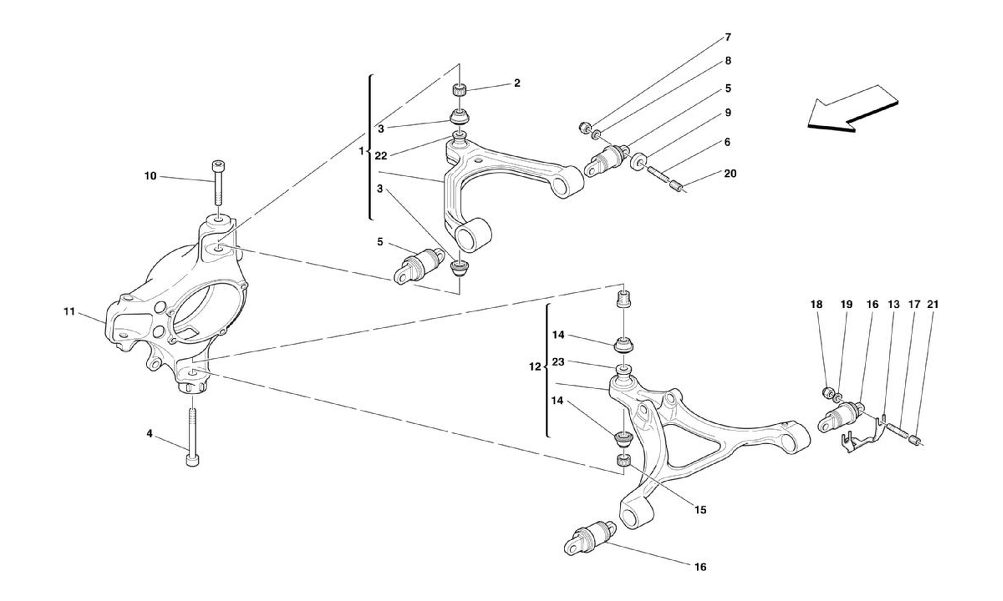 Schematic: Power Steering Pump And Reservoir