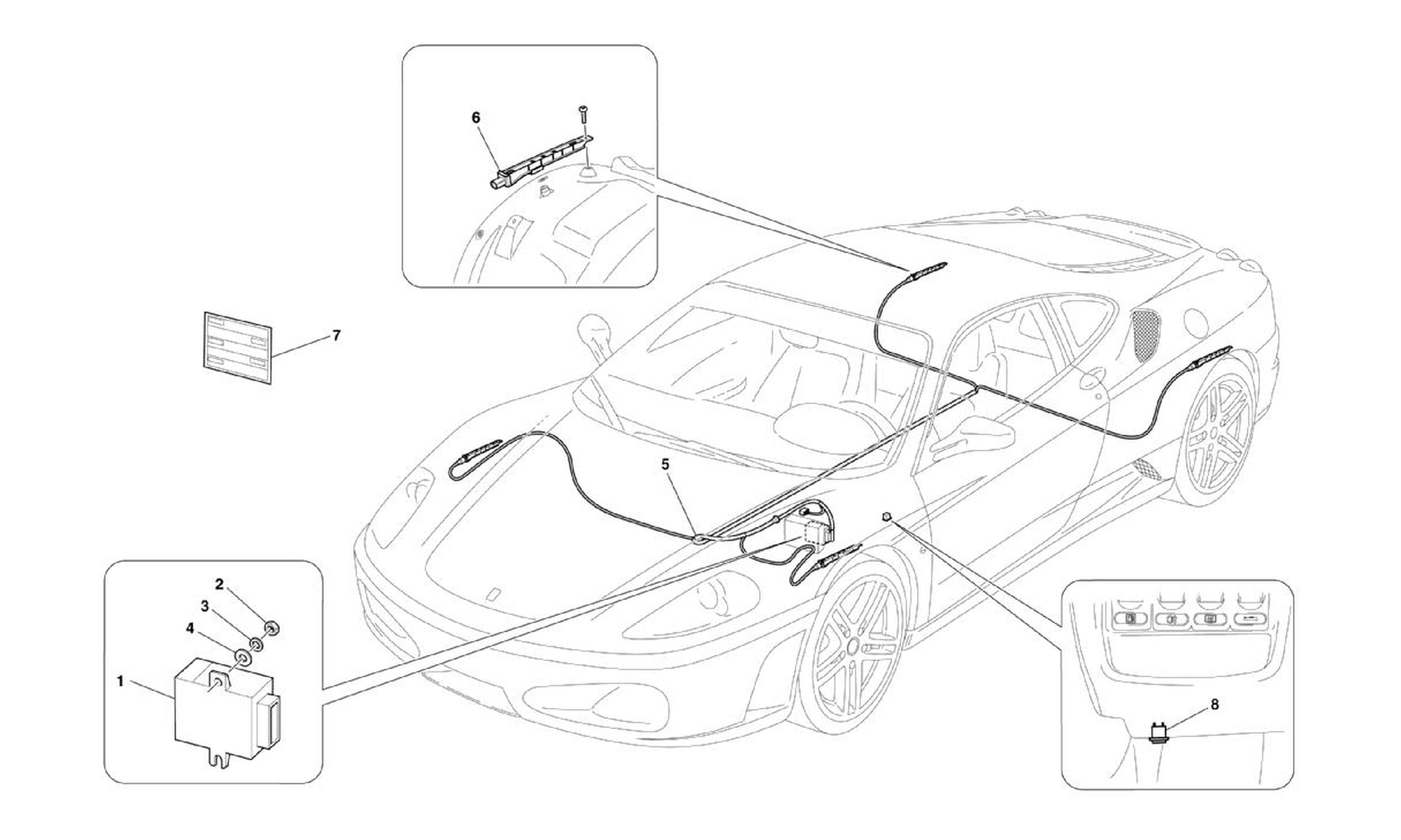 Schematic: Rear Suspension - Arms