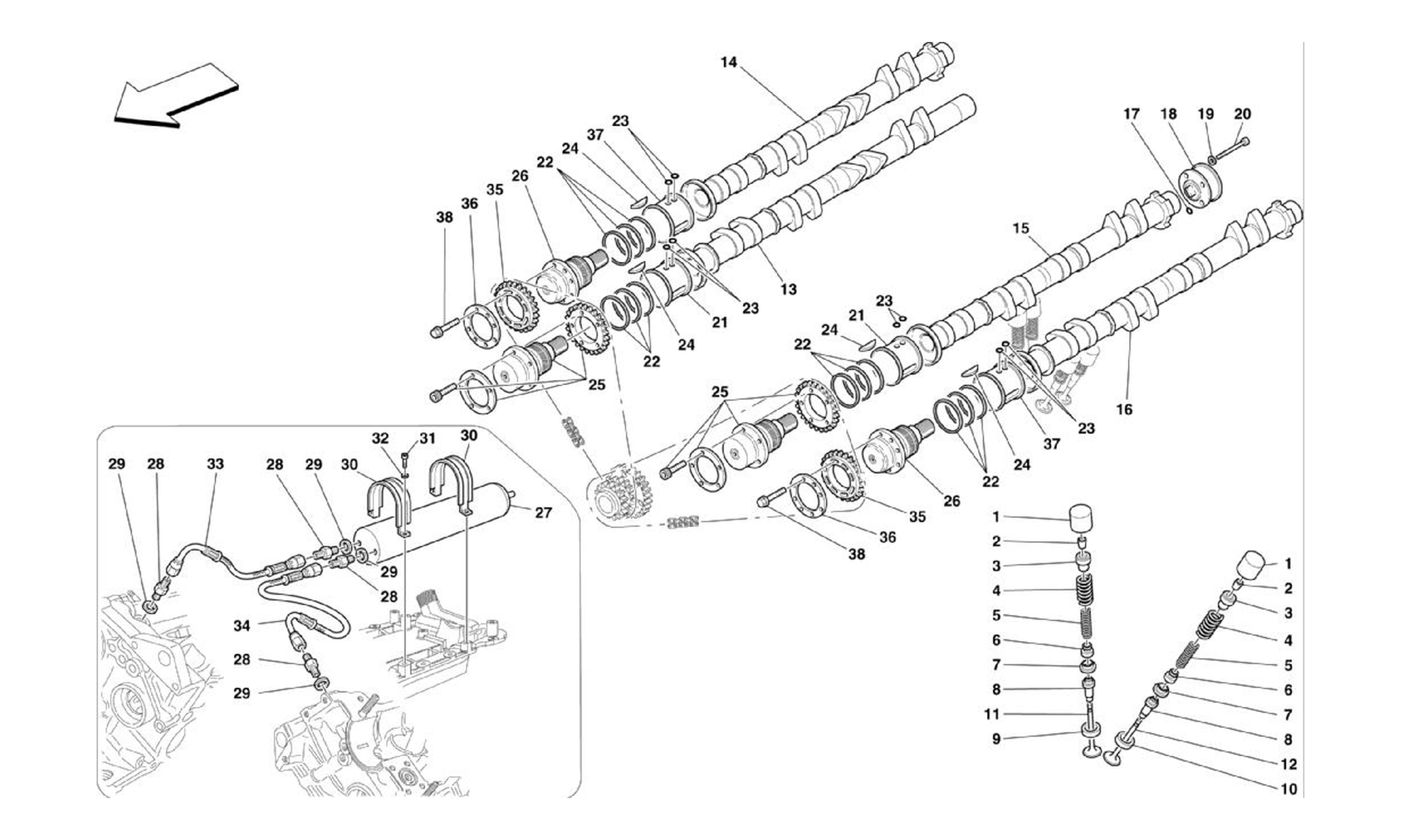 Schematic: Timing System - Tappets