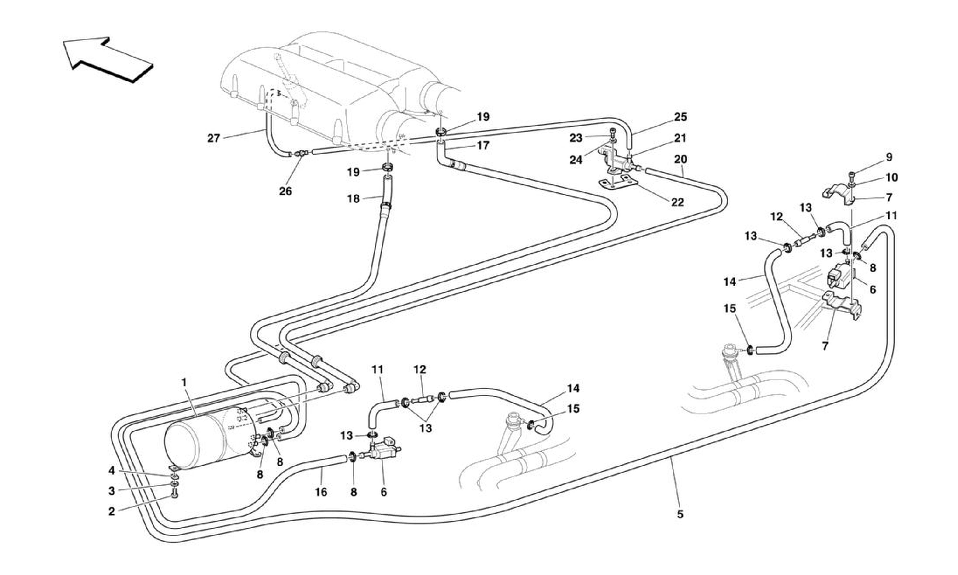 Schematic: Pneumatic Actuator System