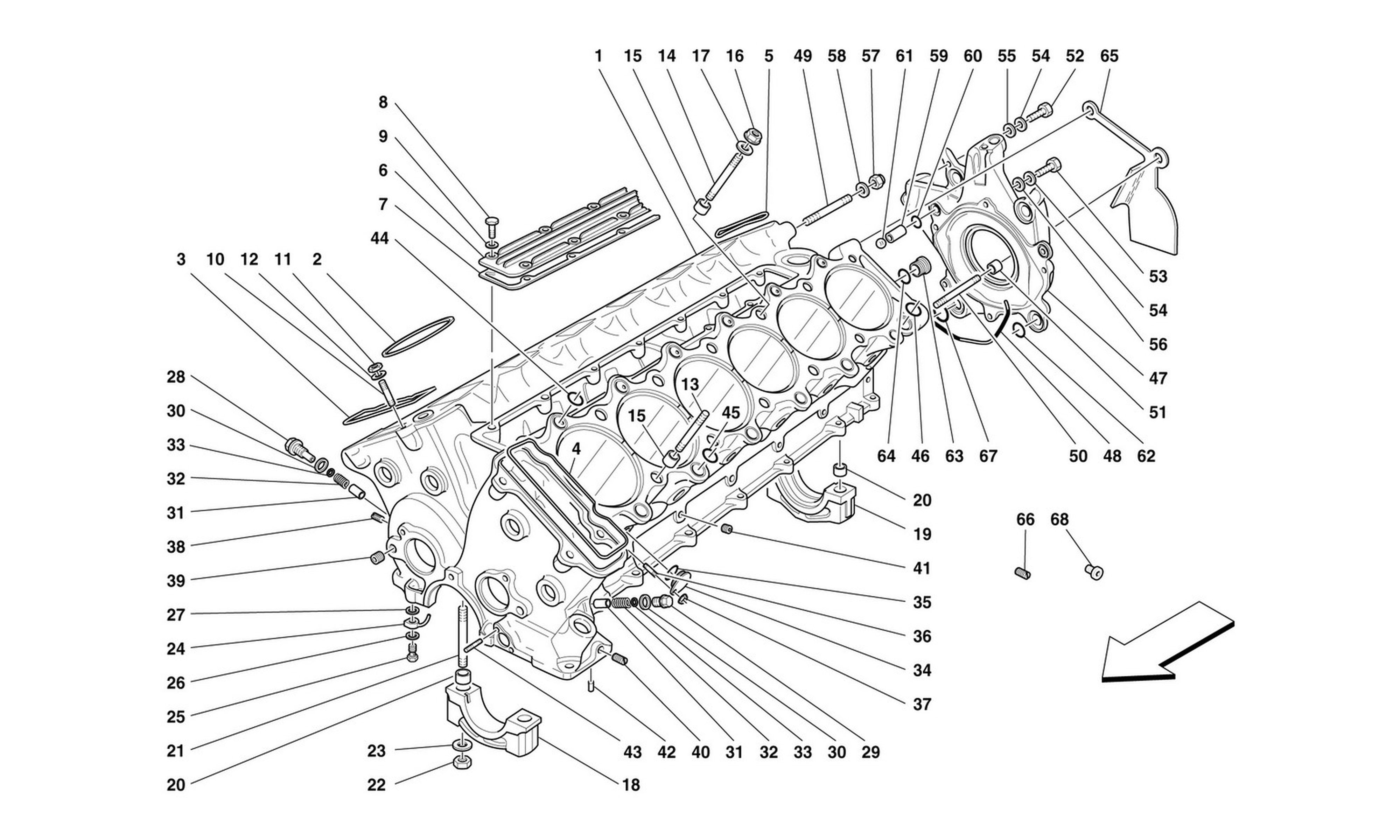 Schematic: Crankcase