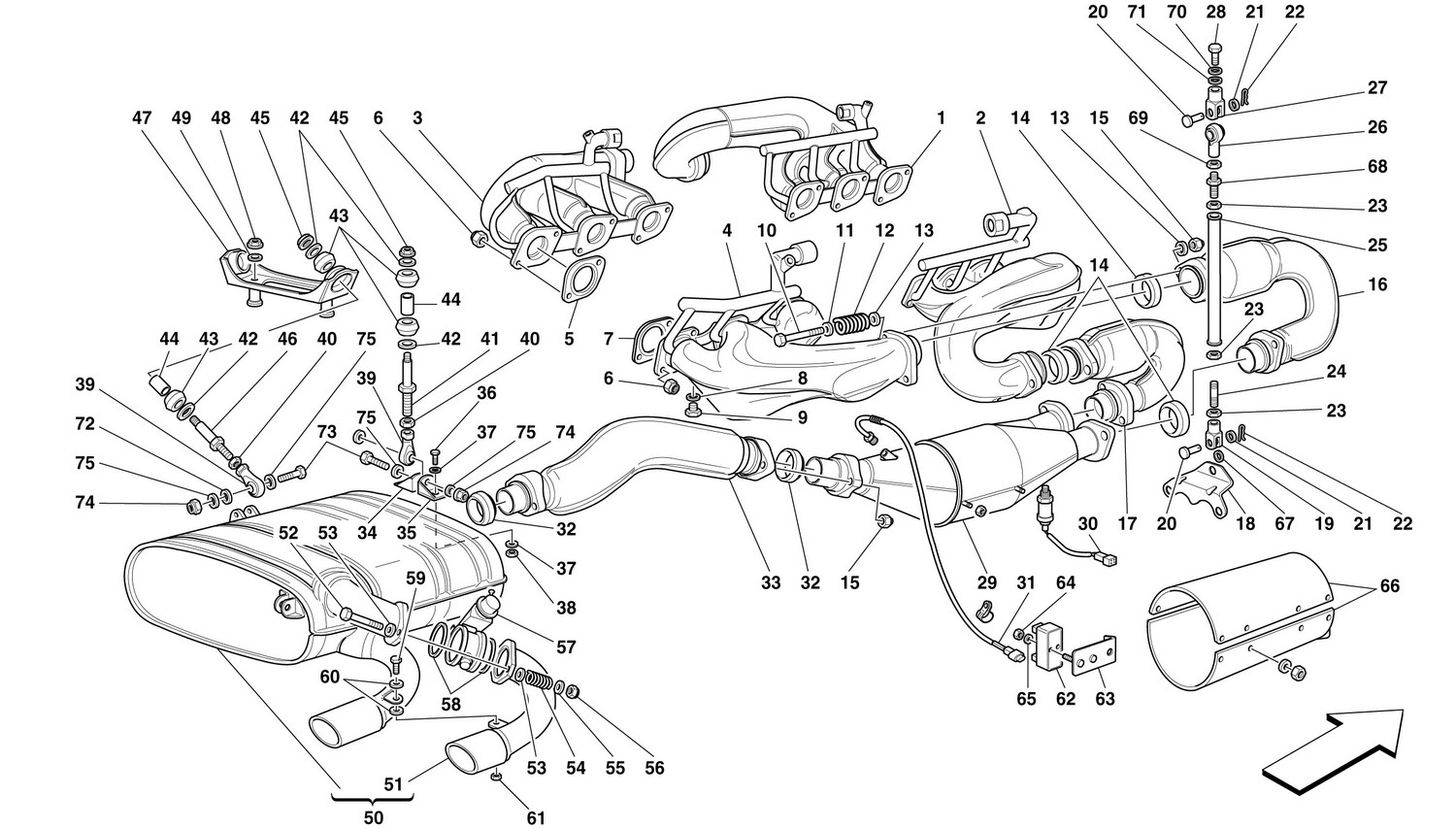 Schematic: Exhaust System