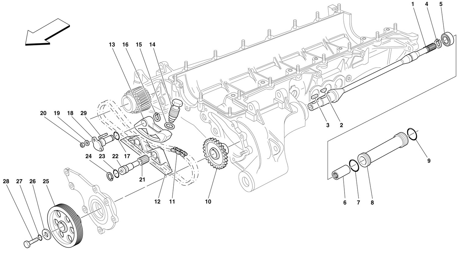 Schematic: Oil/Water Pump - Controls